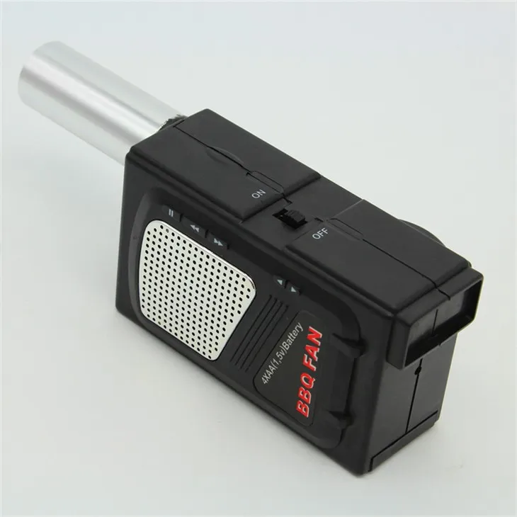 Batterijgebruik Barbecue Vuurluchtblazer Geluidsarm DC Elektrische BBQ-ventilator Luchtgrillblazer FD311A